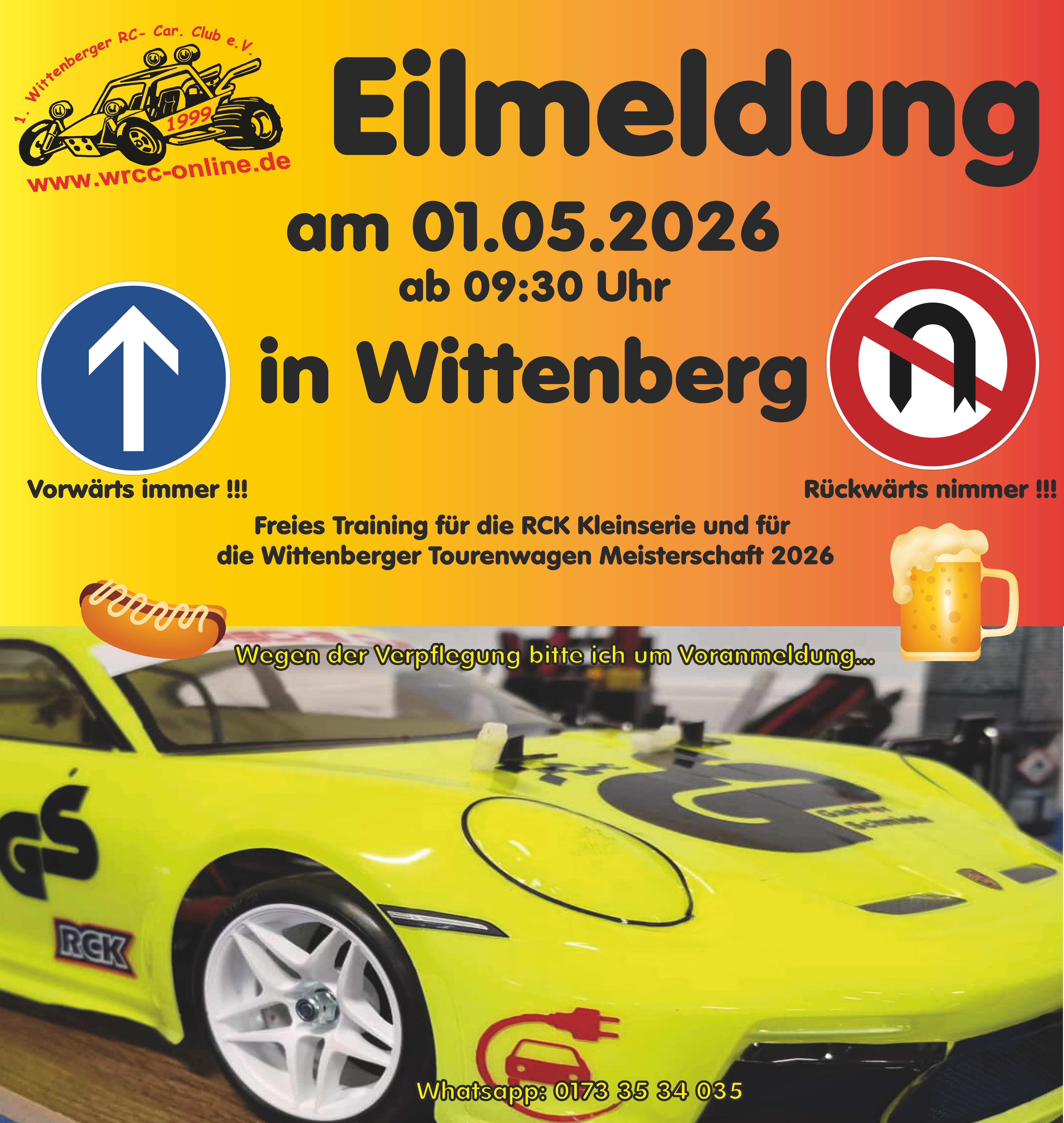 RCK Kleinserie 01.05.2026 RCK Kleinserie 01.05.2026